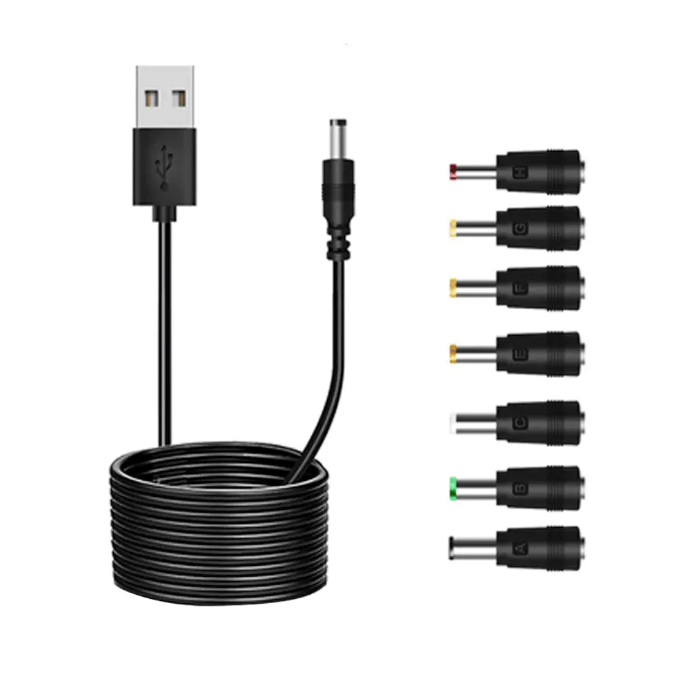 Sansai 1M Usb-A To 7-In-1 Dc Connector Cable Adapter 1
