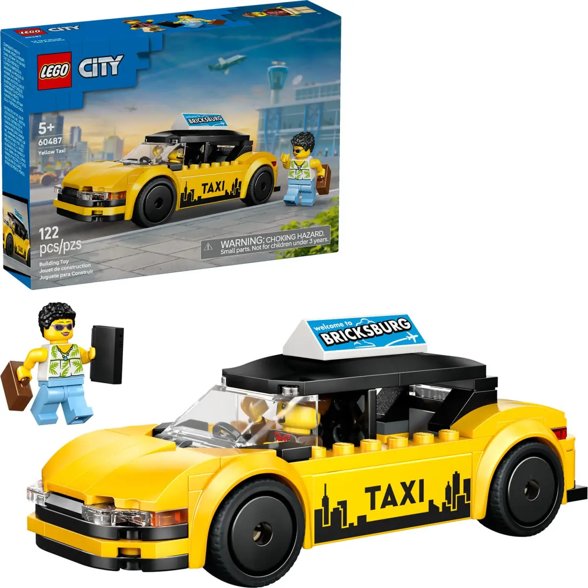 Lego 60487 Yellow Taxi - City 1