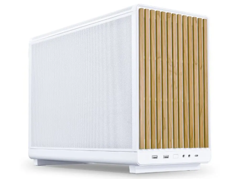 Lian Li Dan A3-Matx Micro Form Factor Micro-Atx Case - White (Wood Edition) 1
