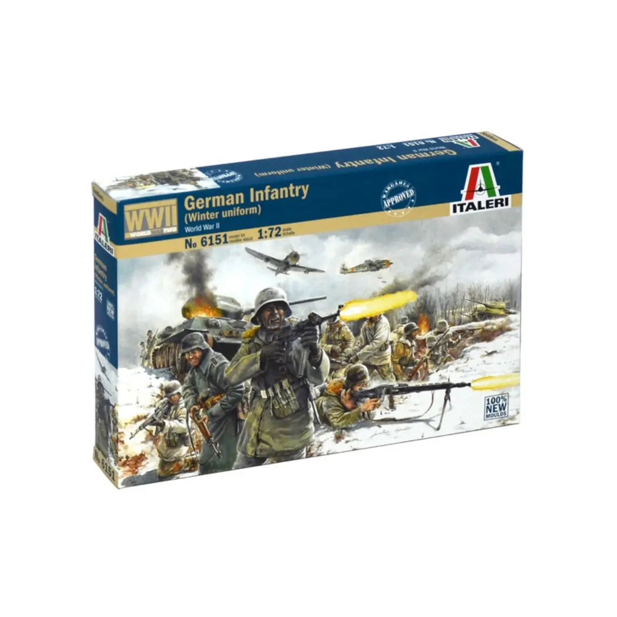 Italeri 1/72 Wwii German Infantry Winter Uniform 1
