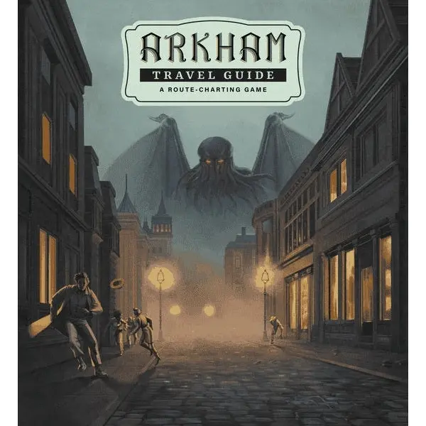 Fantasy Flight Games Arkham Travel Guide: A Route Charting Game Board Game 1