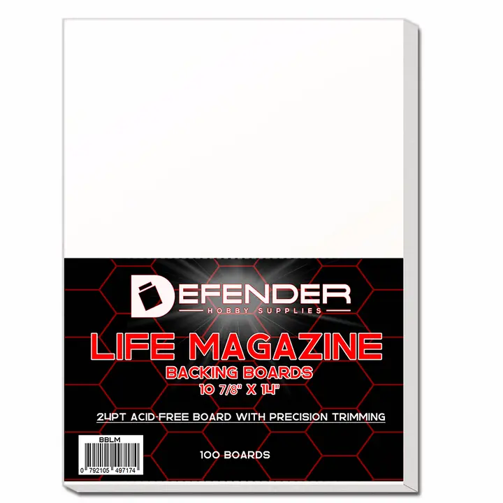 Defender Life Magazine Backing Boards 10 7/8" × 14" 1