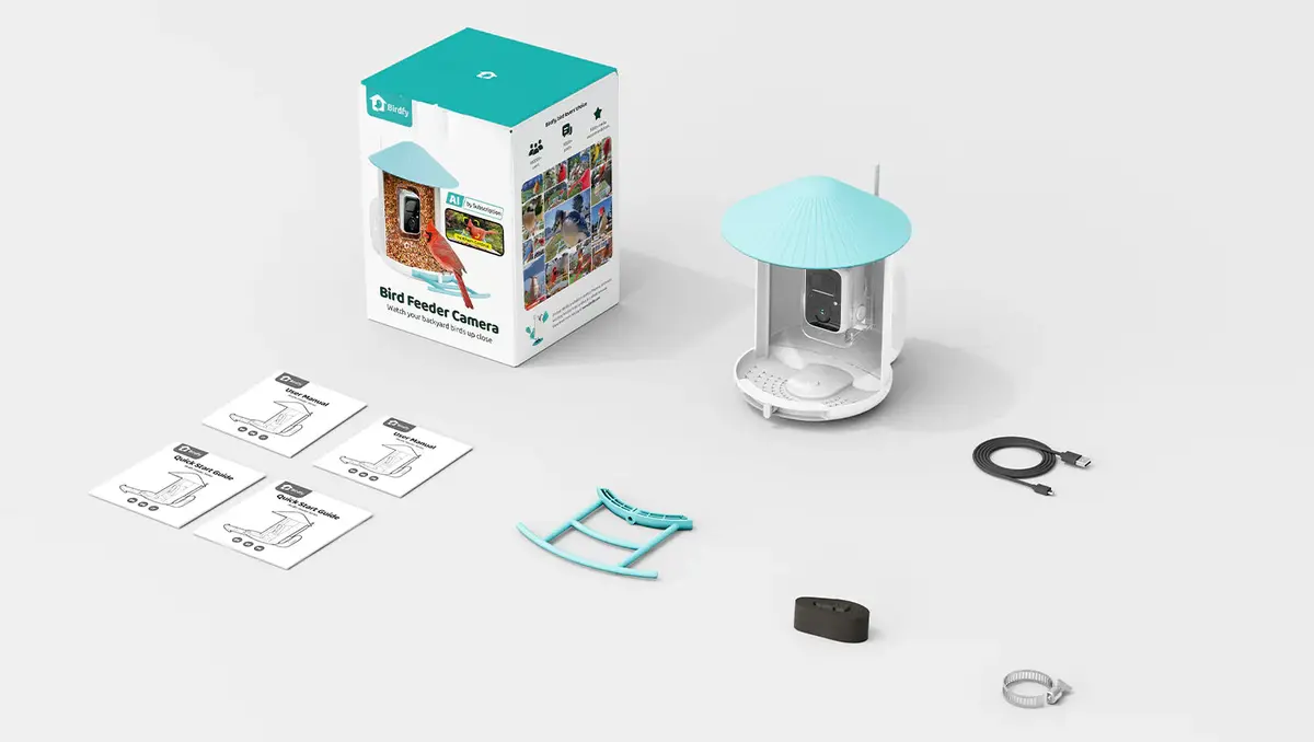 Birdfy Feeder Ai Lifetime Free With Solar (Blue) 2