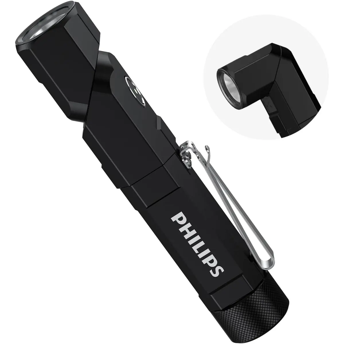 Philips Sfl5806bl 1000 Lumens Compact Led Flashlight (Black) 2