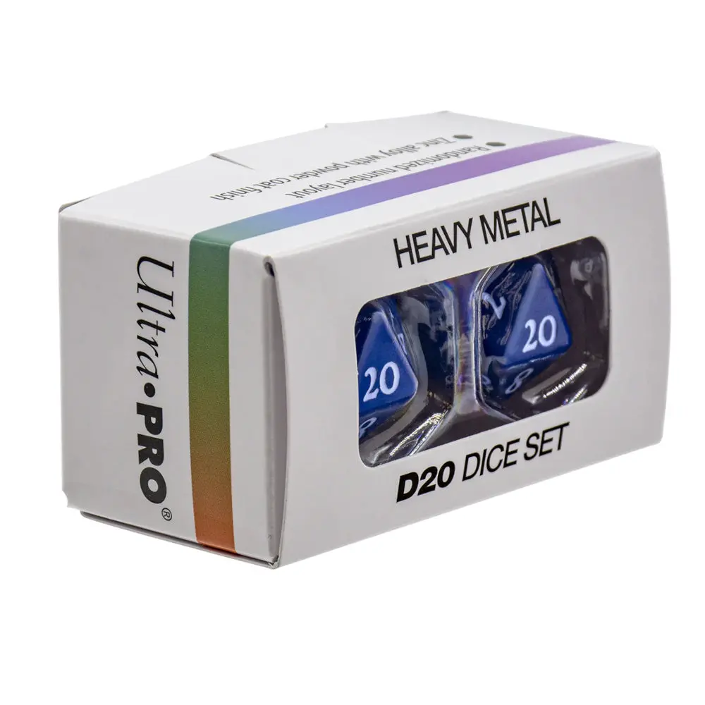 Ultra Pro: Up15936 Vivid Heavy Metal Dice (Blue) 2