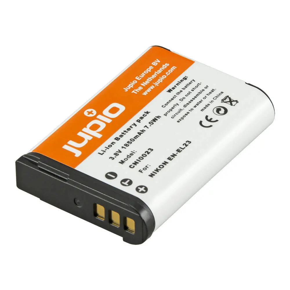 Jupio Li-Ion 3.8V 1850Mah Rechargeable Battery For Nikon En-El23 Camera 1