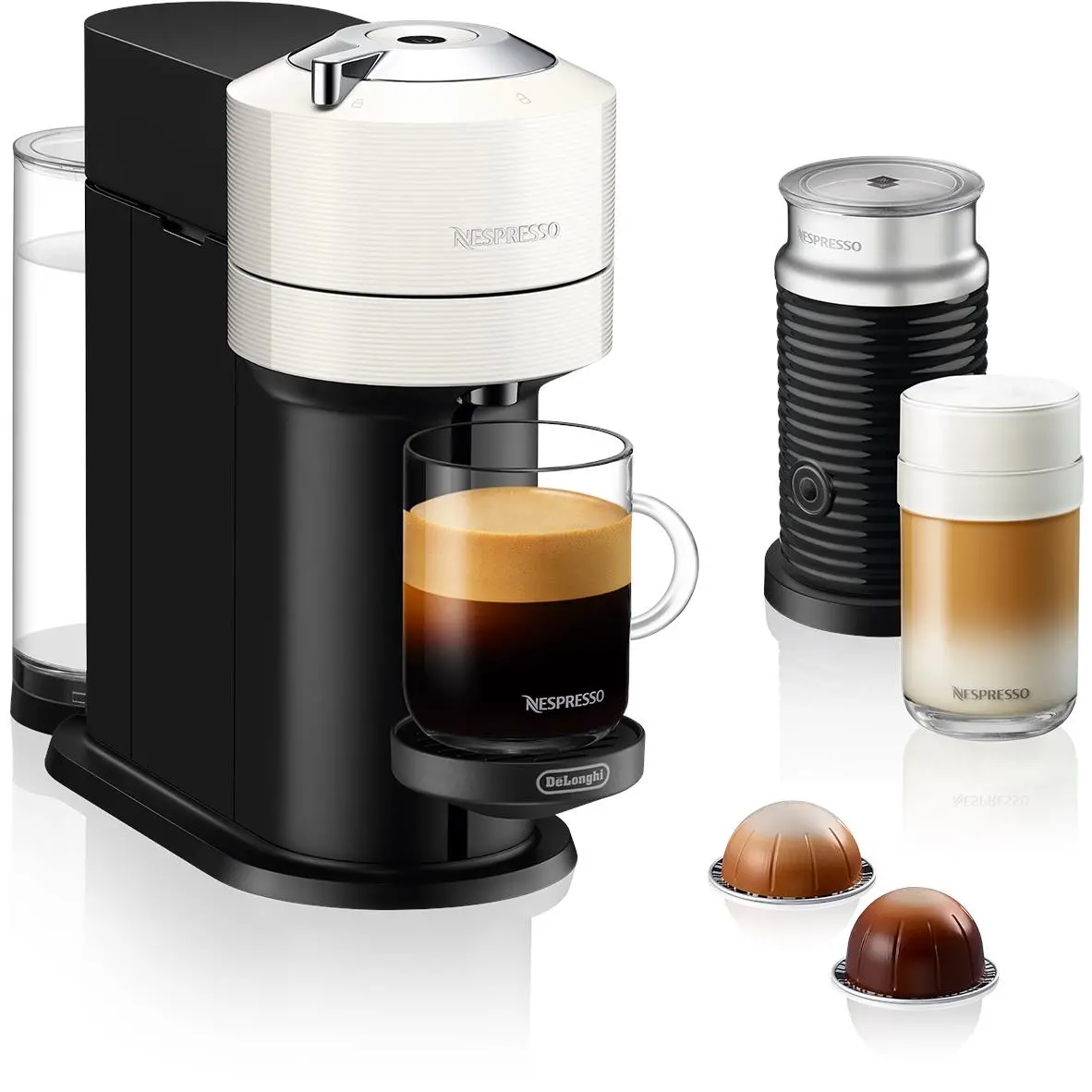 Nespresso Vertuo Next Coffee Machine Bundle (White) 1