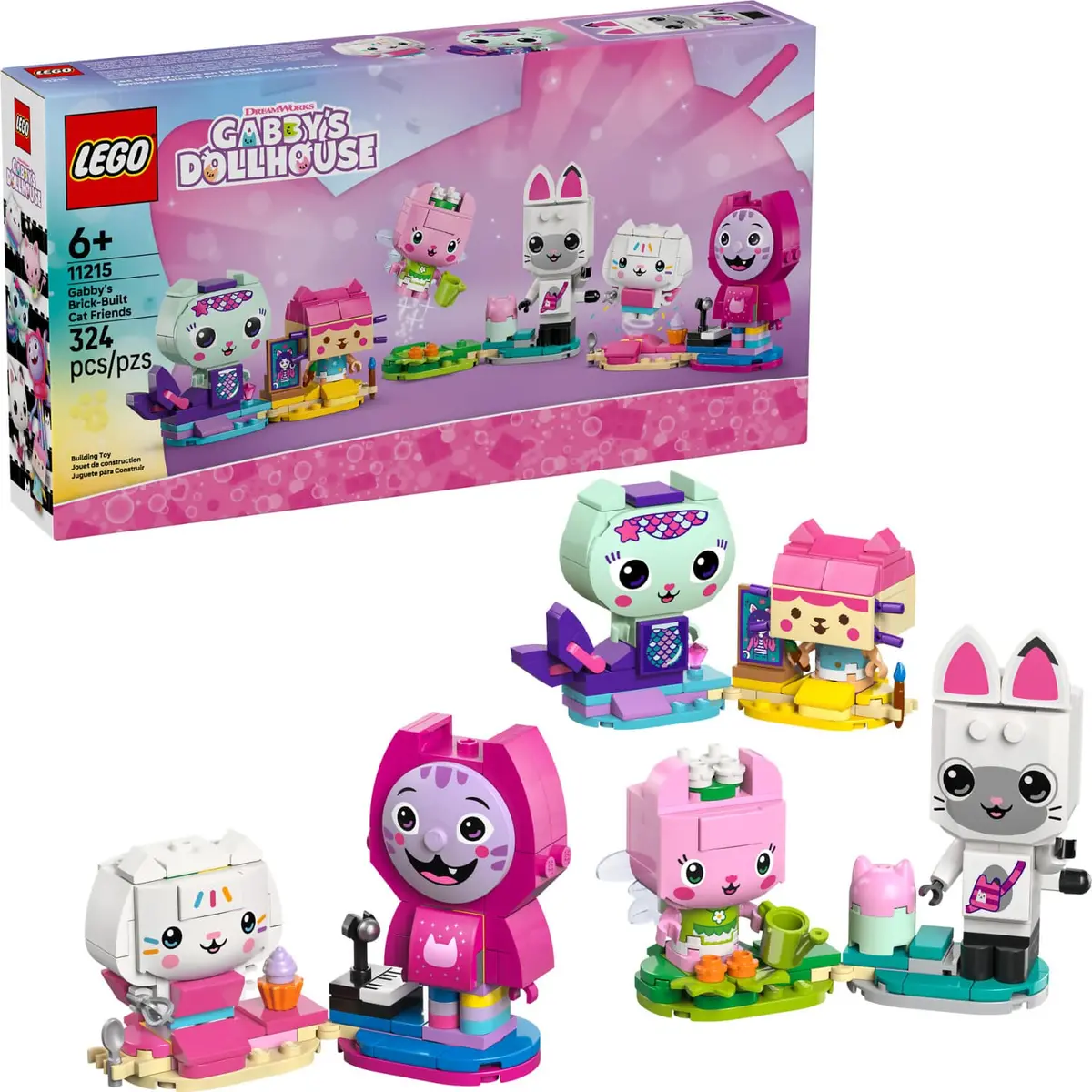 Lego 11215 Gabby's Brick-Built Cat Friends - Gabby's Dollhouse 1