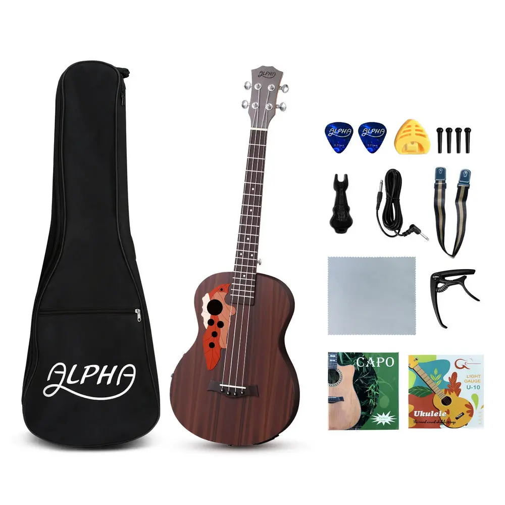 Alpha Ukulele 30" With Eq 18 Frets 1