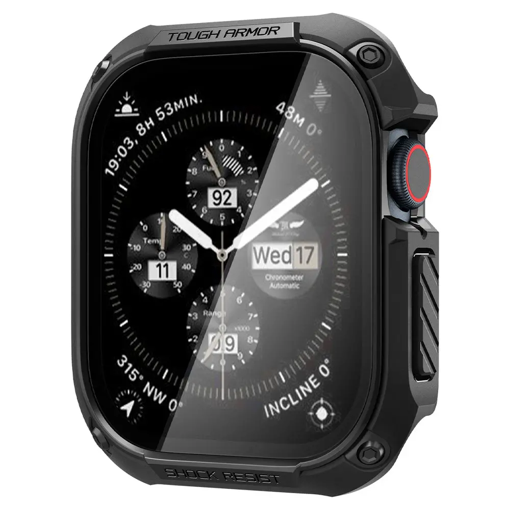 Spigen Apple Watch 46Mm Tough Armor Case (Black) 1