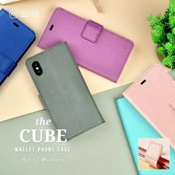Roar Rich Diary [The Cube] Wallet Case For Galaxy S24 Ultra (Black) 1