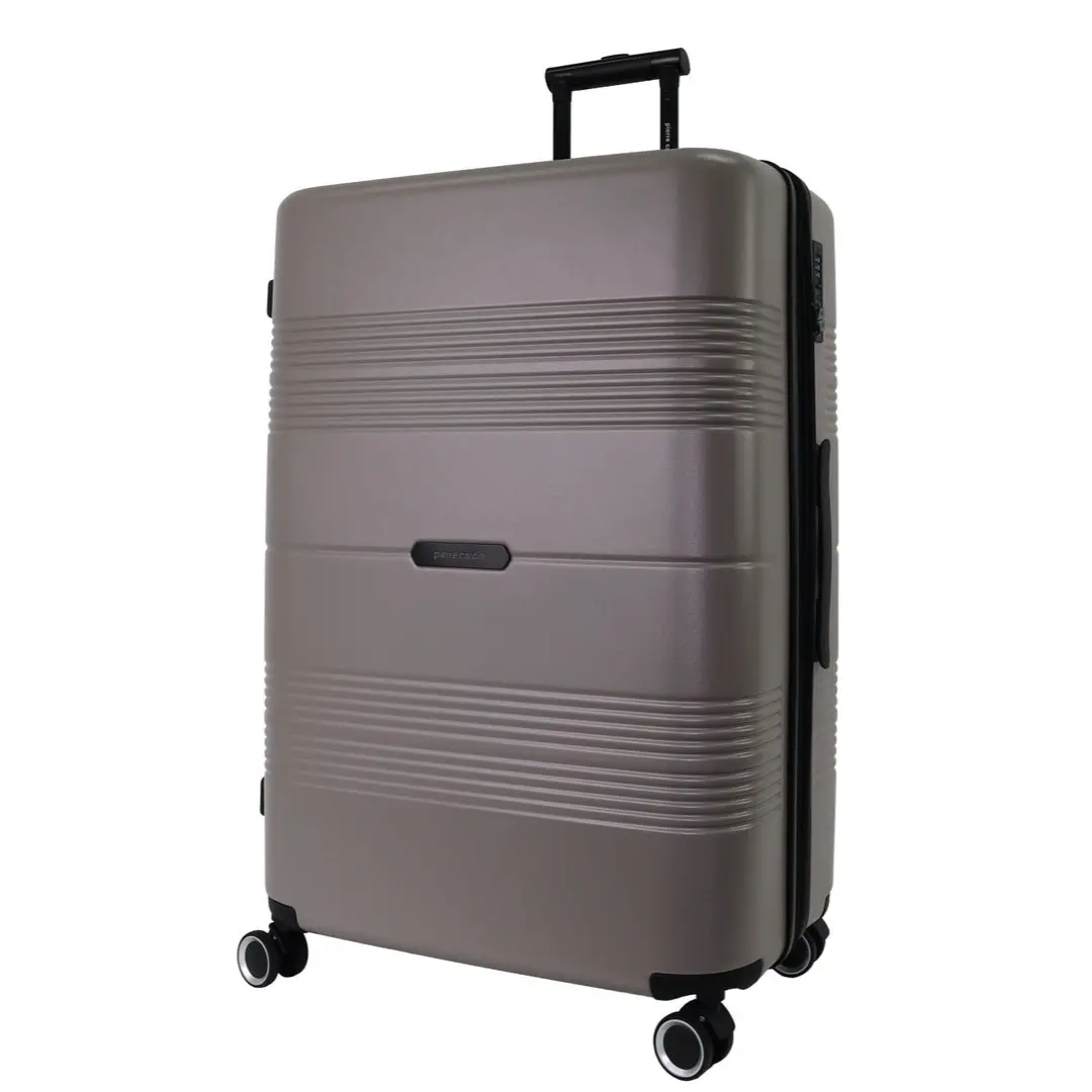 Pierre Cardin Medium 113L Travel Hard Shell Case Travel Luggage (Taupe) 1