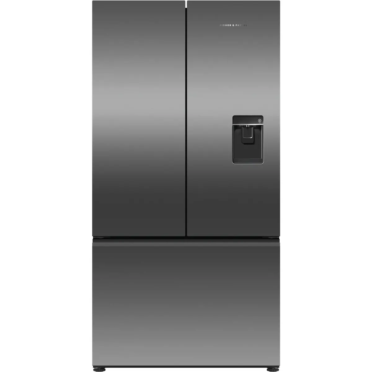 Fisher & Paykel Rf610anub5 569L French Door Fridge (Black Stainless Steel) 1
