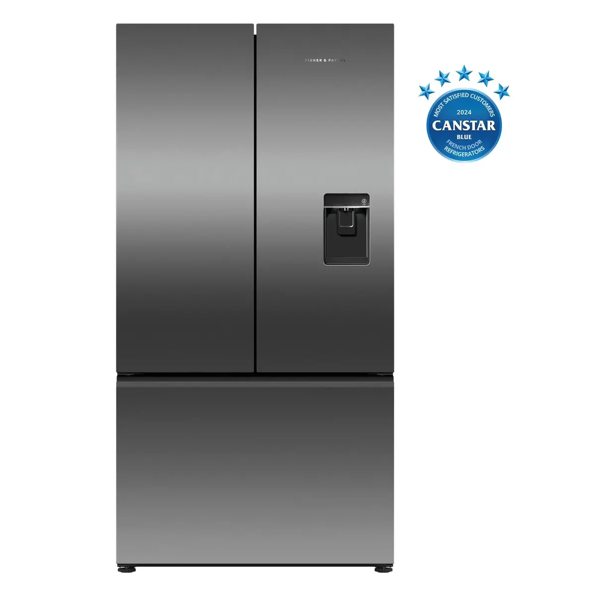 Fisher & Paykel Rf610anub5 569L French Door Fridge (Black Stainless Steel) 2