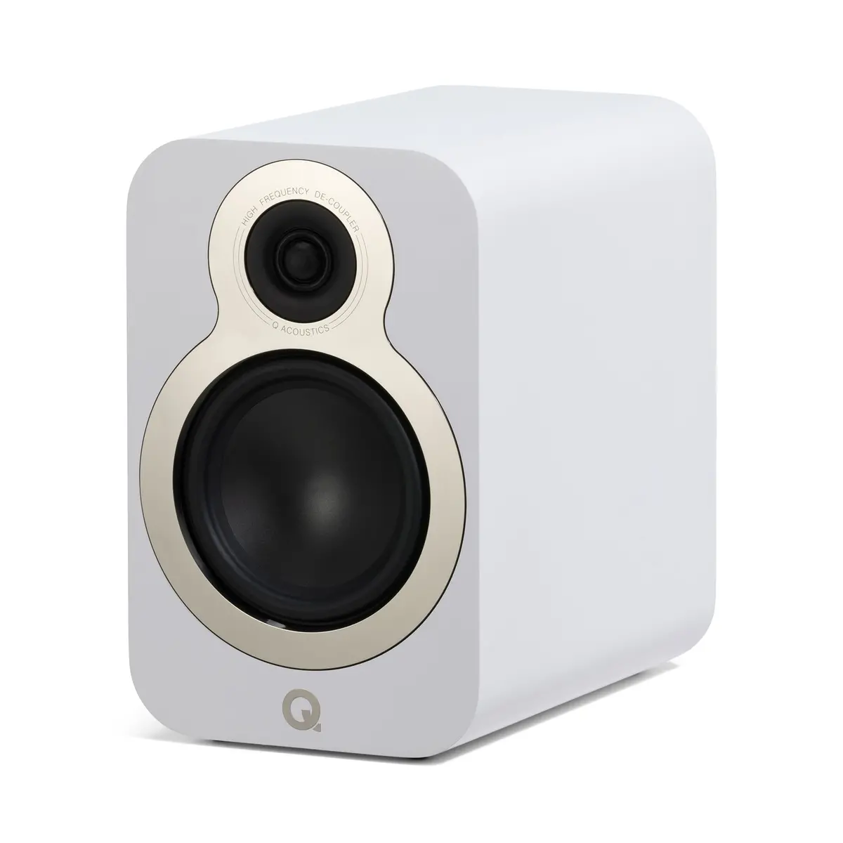 Q Acoustics 3020C Standmount Speakers Satin White Pair 2