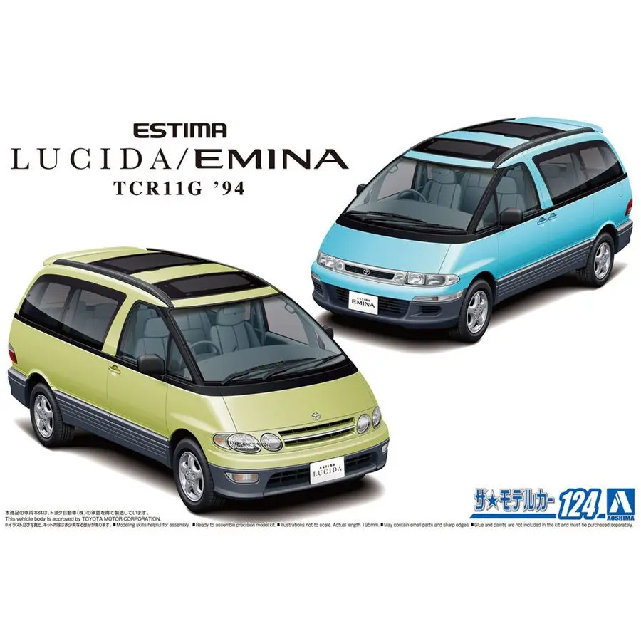 Aoshima 1/24 Toyota Tcr11g Estima Lucida/Emina 94 1