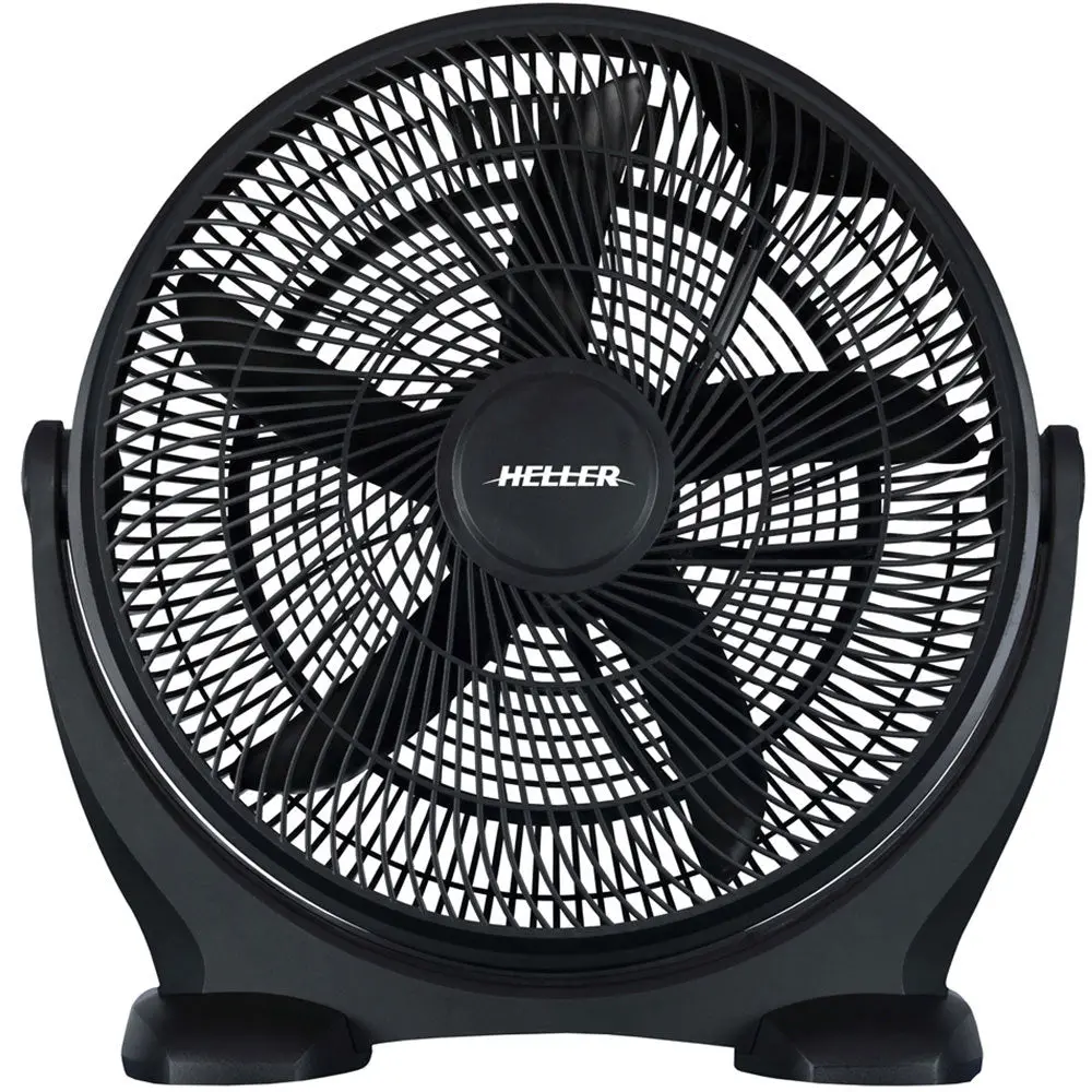 Heller 50Cm Floor/Desk High Velocity Air Cooler Fan/Cooling/Circulator - Black 1