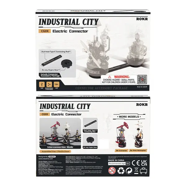 Robotime Industrial City Electric Connector 1