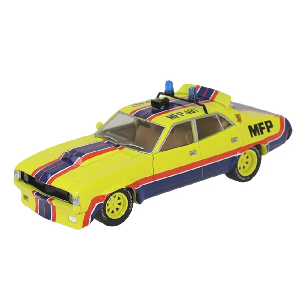Dda 1:24 Sfragismeno Ford Falcon Xa Mfp Interceptor Yellow Diecast Model Car 1