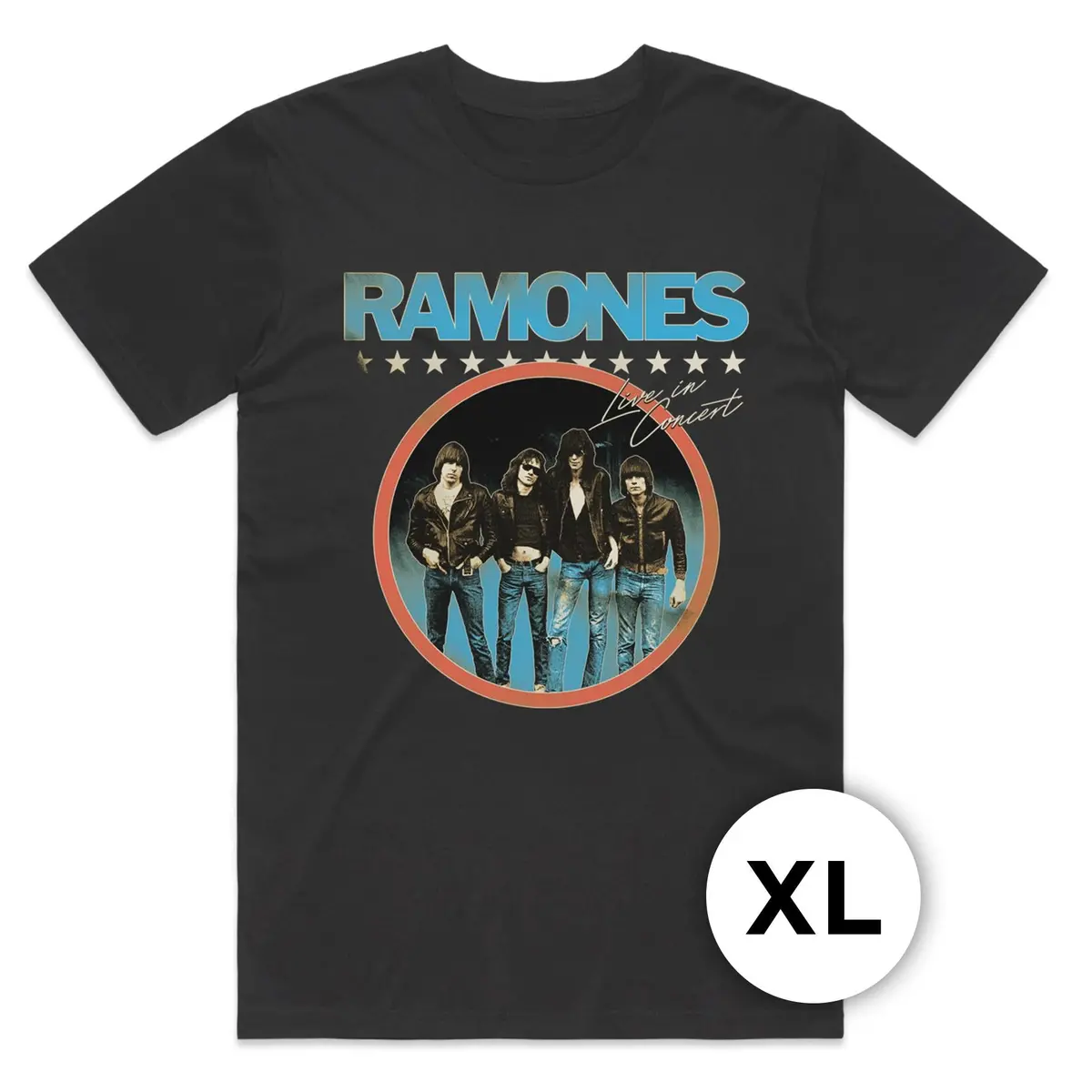 The Ramones - Live In Concert T-Shirt (Xl) 1