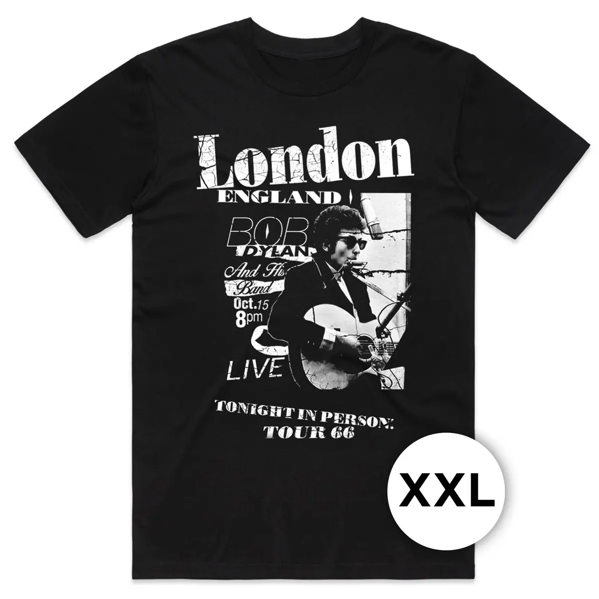 Bob Dylan - Live In London T-Shirt (Xxl) 1