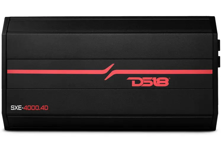 Ds18 Sxe-4000.4D Sxe 430W X 4-Channel Class D Amplifier (Black) 1