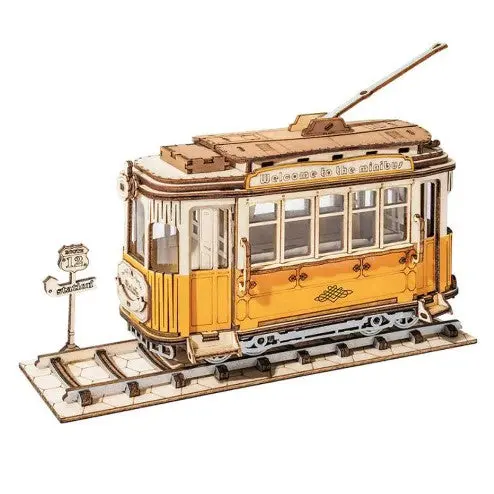 Robotime Classical 3D Wooden Carriage (Tram) 2
