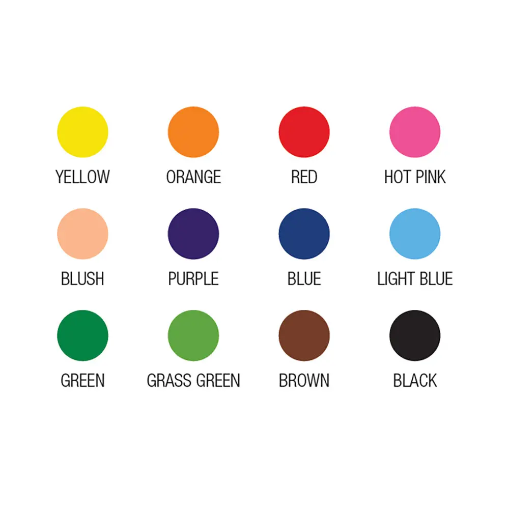 12Pc Jasart Coloursphere Colour Pencil Set - Triangular 2