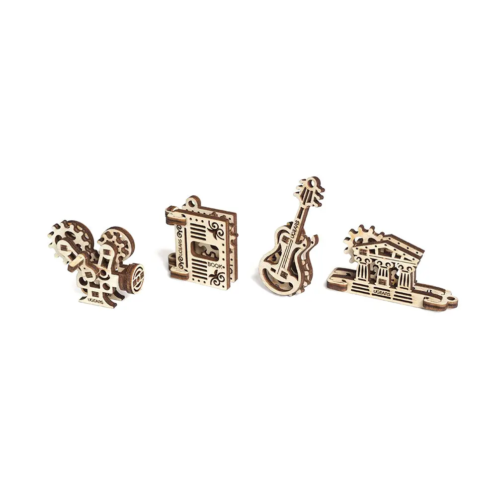 Ugears 70020C Fidgets Creation Set Of 4 Model Wooden Model Kit 1