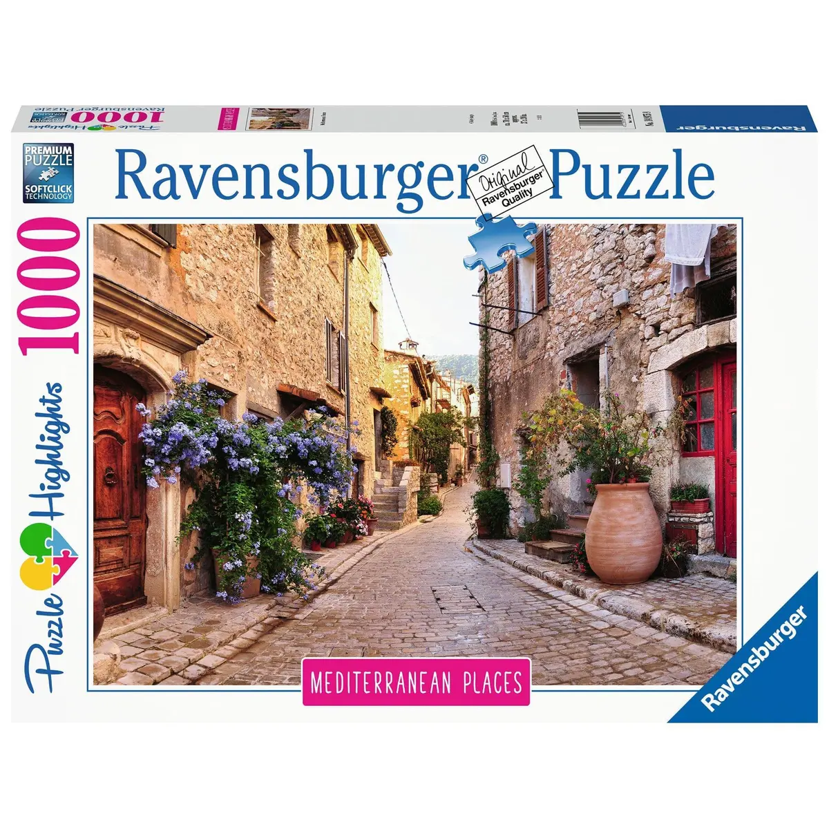 Ravensburger 1000Pc Mediterranean France Puzzle 1