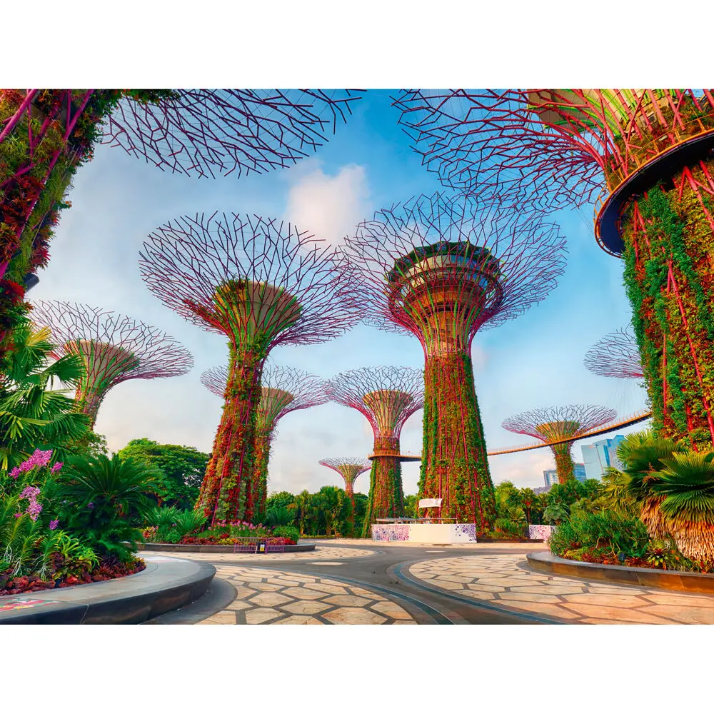 Ravensburger 1500Pc Wt: Singapur/Tokyo Puzzle 2