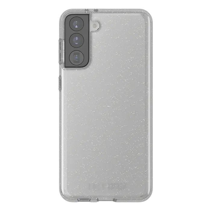 Ugly Rubber Samsung S21 Plus Vogue Glitter Infused Armor Case (Clear) 1