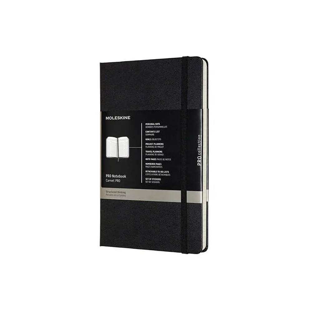 Moleskine Professional Hardcover Notebook Large (Black) 1