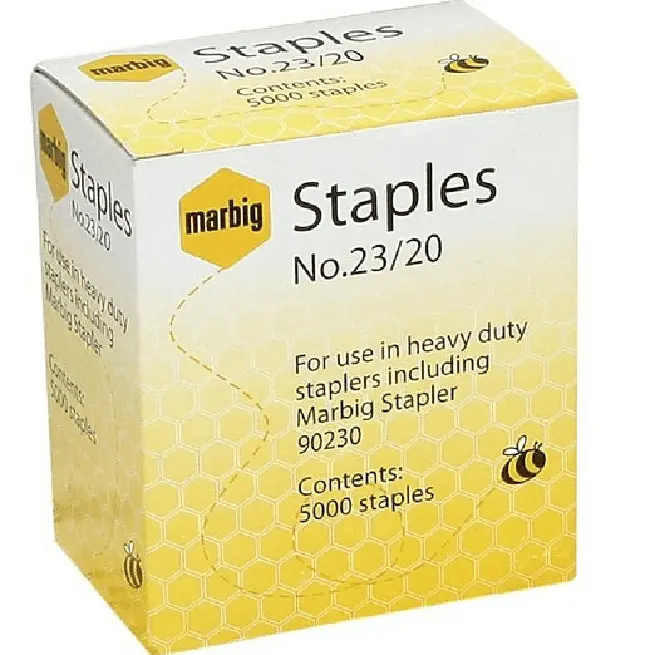 Marbig Heavy Duty Staples 23/20 Box 5000 1