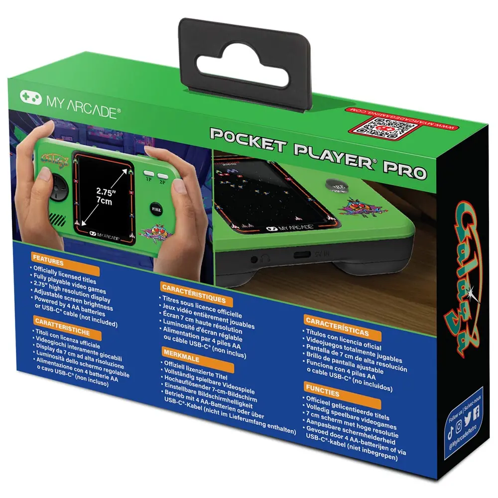 My Arcade Pocket Arcade Player Pro - Galaga 2