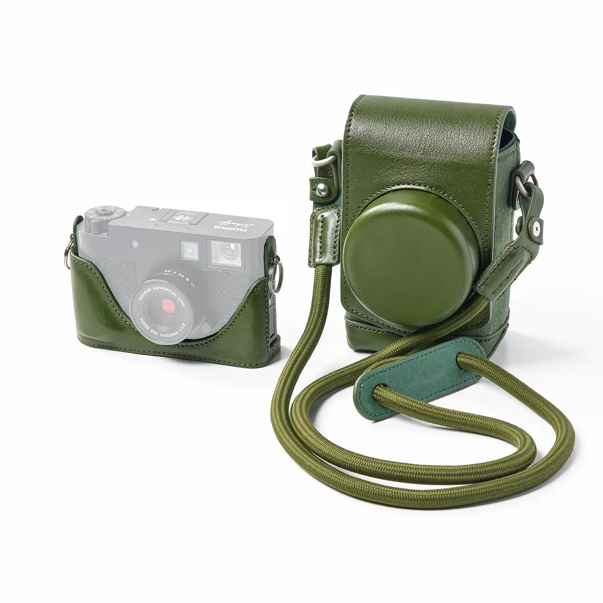 Smallrig Leather Case Kit For Fujifilm X Half (Green) 5220 1