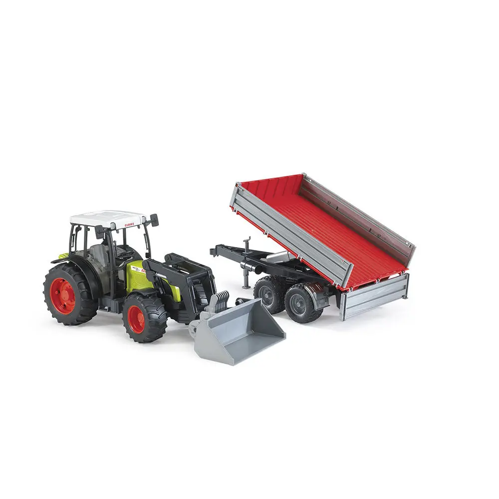 Bruder Licensed 1:16 Scale Claas Nectis 267 F Tractor With Frontloader Red 1