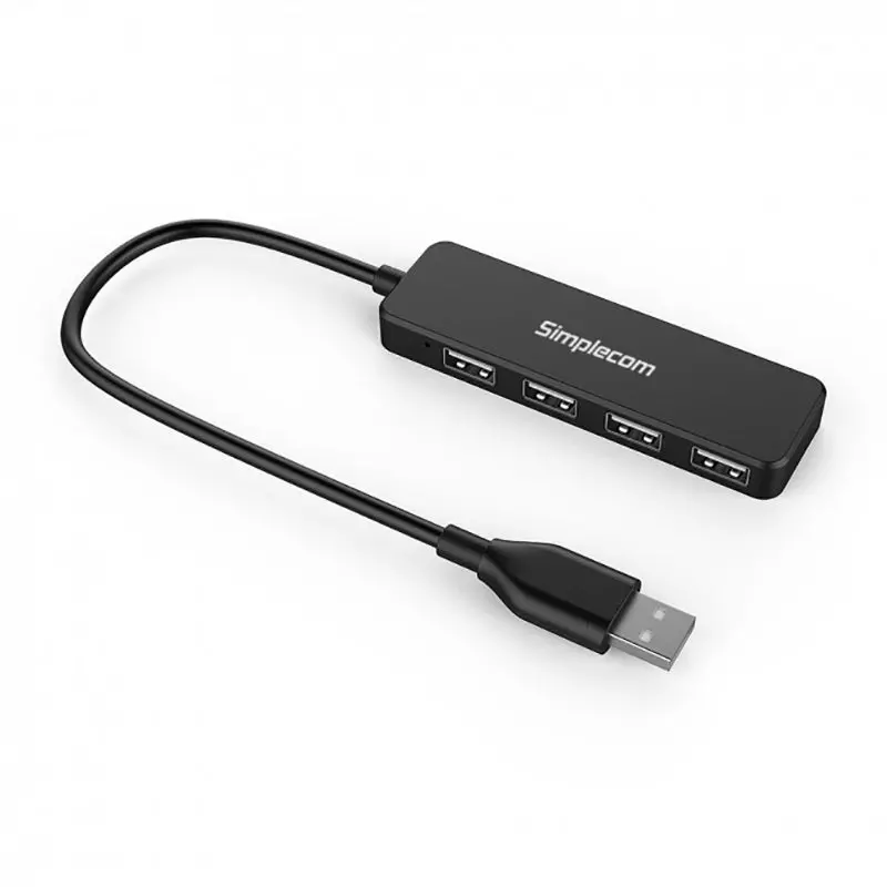 Simplecom Hi-Speed 4 Port Ultra Compact Usb 2.0 Hub (Ch241) 1