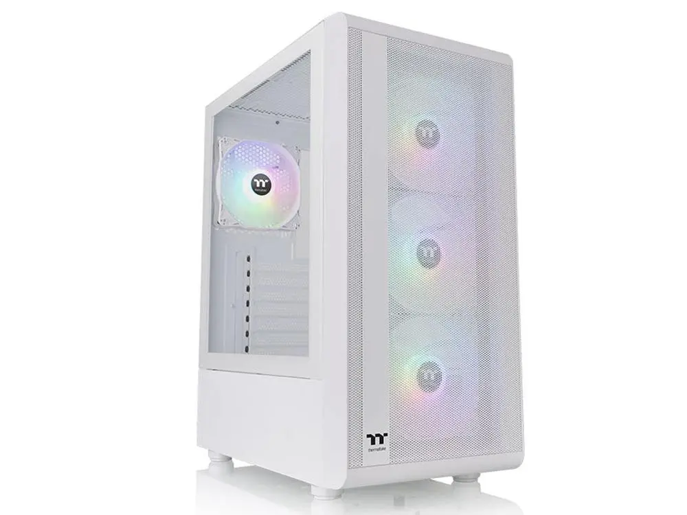 Thermaltake S200 Tg Plus Argb  Mid-Tower Case - Snow 1