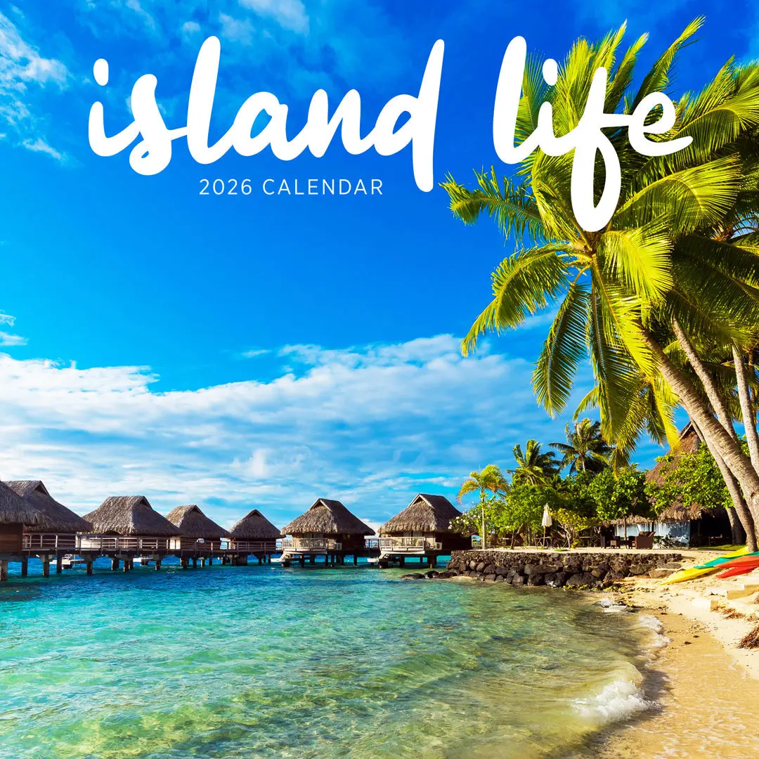 Paper Pocket Island Life 2026 Calendar 1