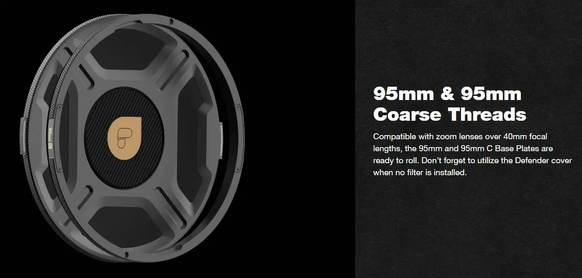 Polarpro Helix 95Mm Coarse Thread Base + Defender 2