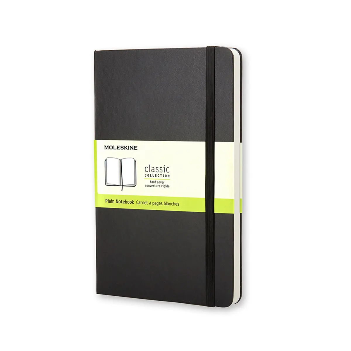 Moleskine Classic Hard Cover Pocket Notebook Plain (Black) 1