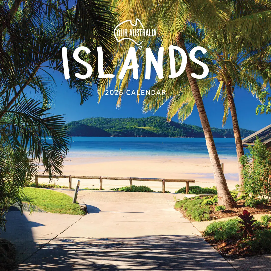 Paper Pocket Our Australia Islands 2026 Calendar 1