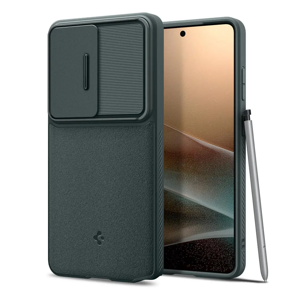 Spigen Galaxy S26 Ultra Optik Armor Case (Abyss Green) 1
