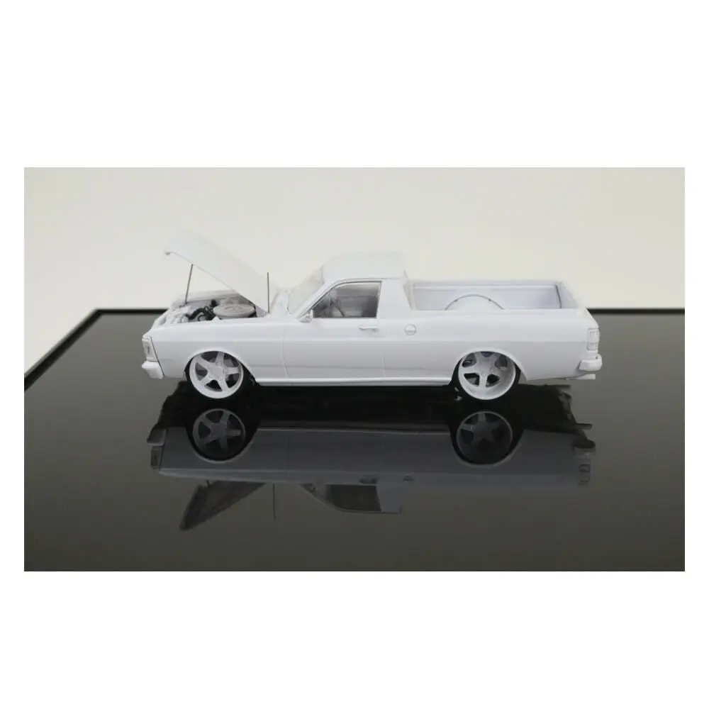 Dda 1:24 Scale Ford Xy Ute Slammed 351 Engine With Standard Bonnet Plastic Kit 1