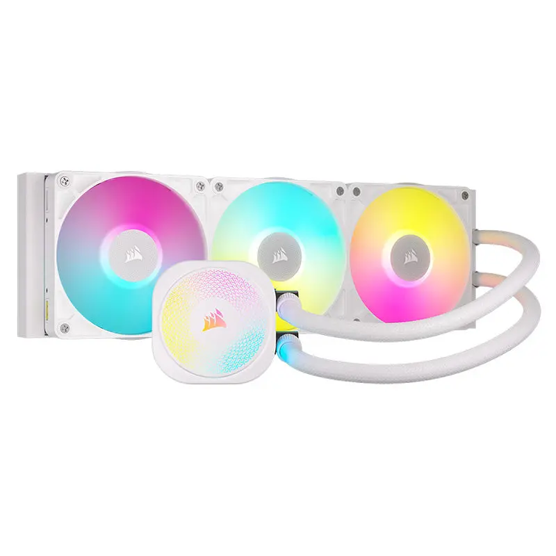 Corsair Icue Link Titan 360 Rx 360Mm Rgb Aio Liquid Cpu Cooler (White) 1