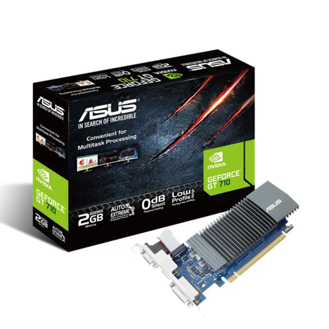 Asus Nvidia Geforce Gt710 - 2Gb Gddr5 Evo Low-Profile Graphics Card 1