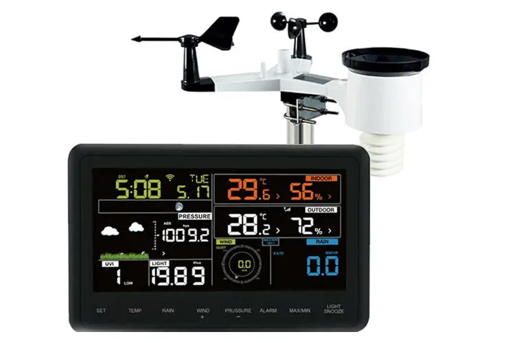 Tesa Professional Wifi Colour Wind Speed Weather Station Ws2980c Pro 1