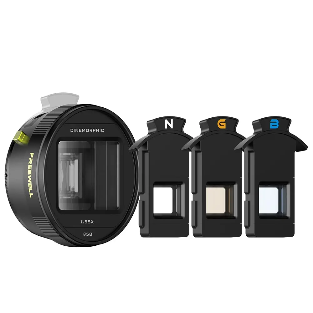 Freewell Steven Divish 1.55X Pro Cine Anamorphic 3-In-1 Lens With 17Mm Mount 1