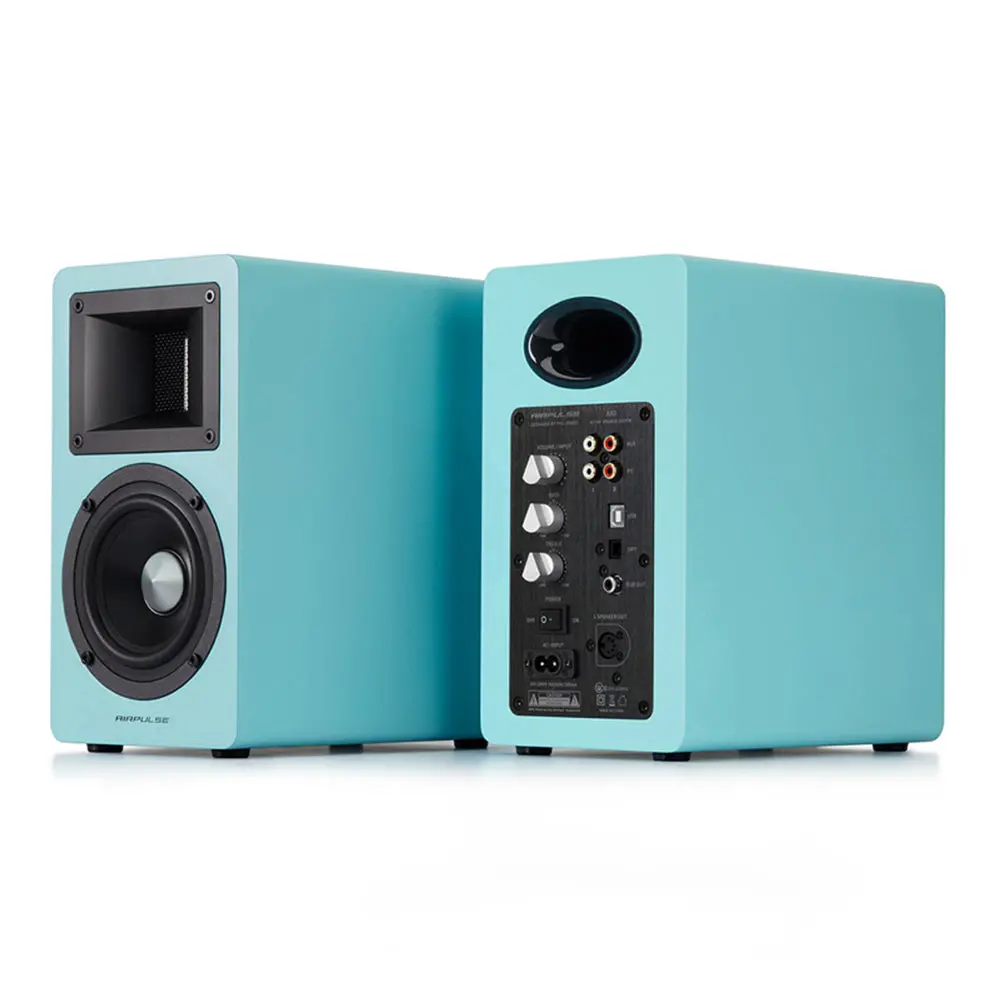 Airpulse A80 Active Bookshelf Speaker System (Blue) 1